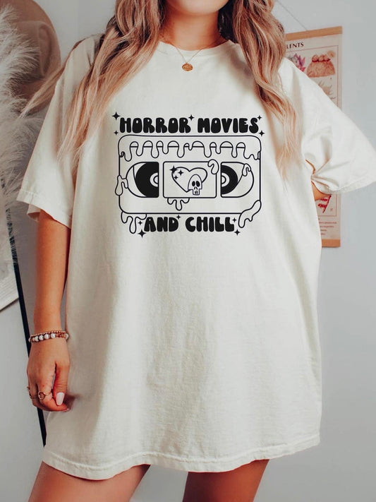 HORROR MOVIES & CHILL TEE