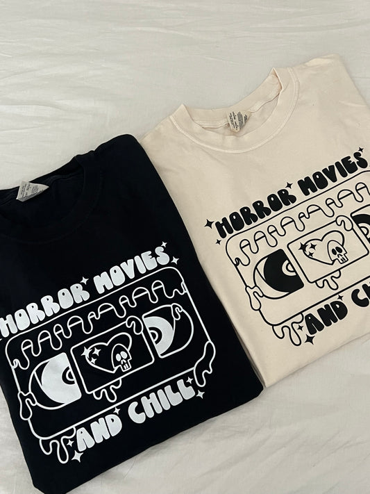 HORROR MOVIES & CHILL TEE